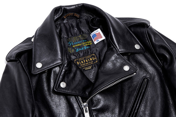 D-385 DIAFVINE X SCHOTT '626' PERFECTO RIDER LEATHER JACKET