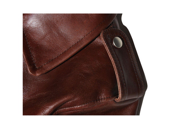 LJK-BKR 'RIDER' LEATHER JACKET