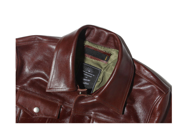 LJK-WRK 'WORKER" LEATHER JACKET