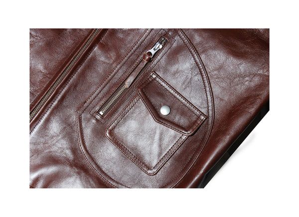 LJK-BKR 'RIDER' LEATHER JACKET