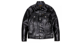 D-389 'TRUCKER' LEATHER JACKET