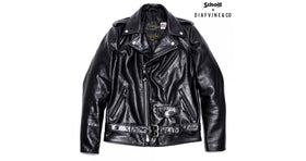 D-385 DIAFVINE X SCHOTT '626' PERFECTO RIDER LEATHER JACKET