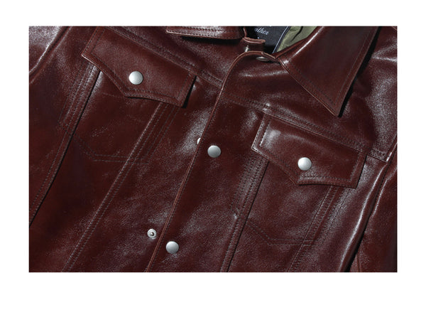 LJK-WRK 'WORKER" LEATHER JACKET