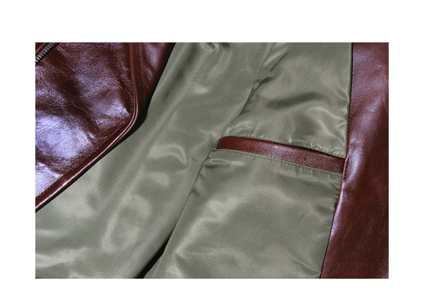 LJK-BKR 'RIDER' LEATHER JACKET