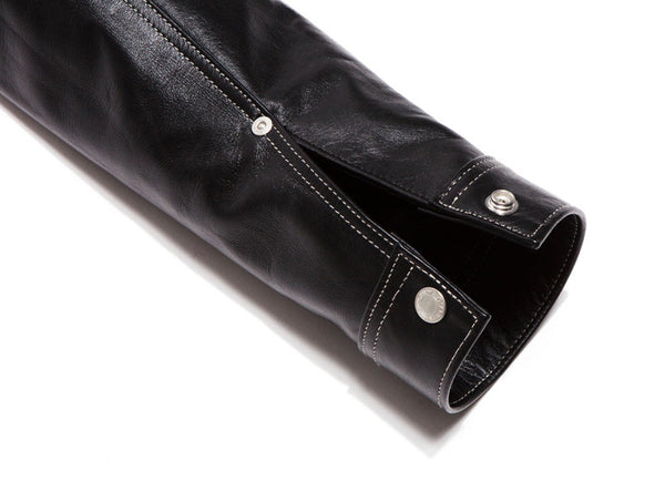 D-389 'TRUCKER' LEATHER JACKET