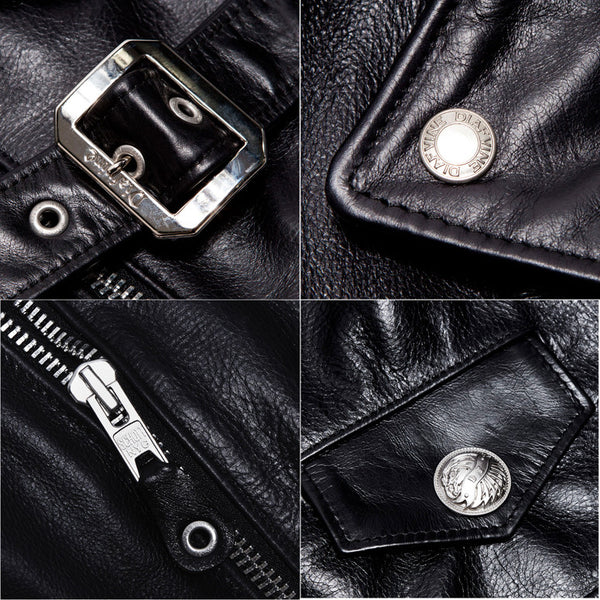 D-385 DIAFVINE X SCHOTT '626' PERFECTO RIDER LEATHER JACKET