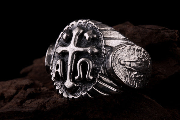 ALPHA OMEGA RING