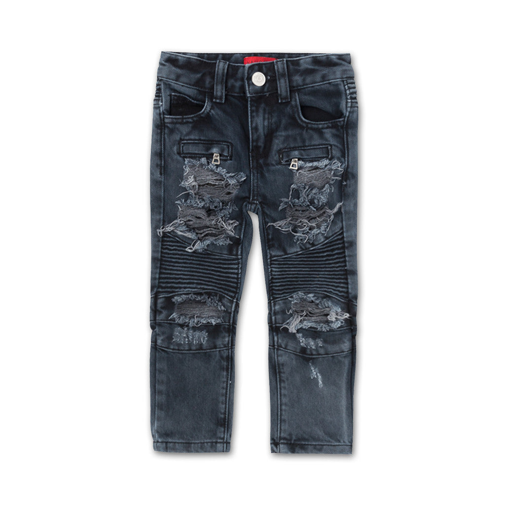 HOT Ripped Jeans Biker Jeans For Kids KIDS 'Clayton' Biker