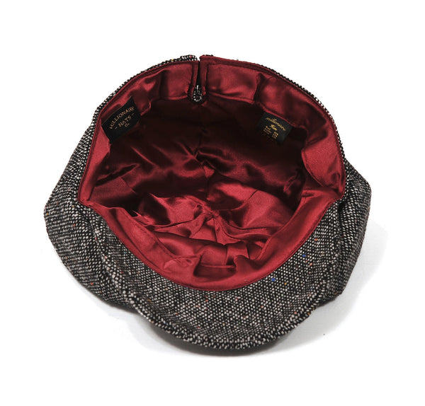 NEWSBOY CAP-Charcoal, Beige, Grey, Brown, Blue Checkered, Red Checkered, Grey Checkered