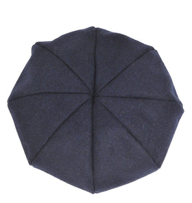 OCTAGONAL BERET-Black, Navy