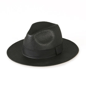 PANAMA HAT-Black, Brown, Straw, White