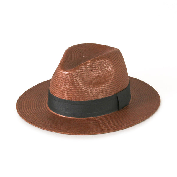 PANAMA HAT-Black, Brown, Straw, White