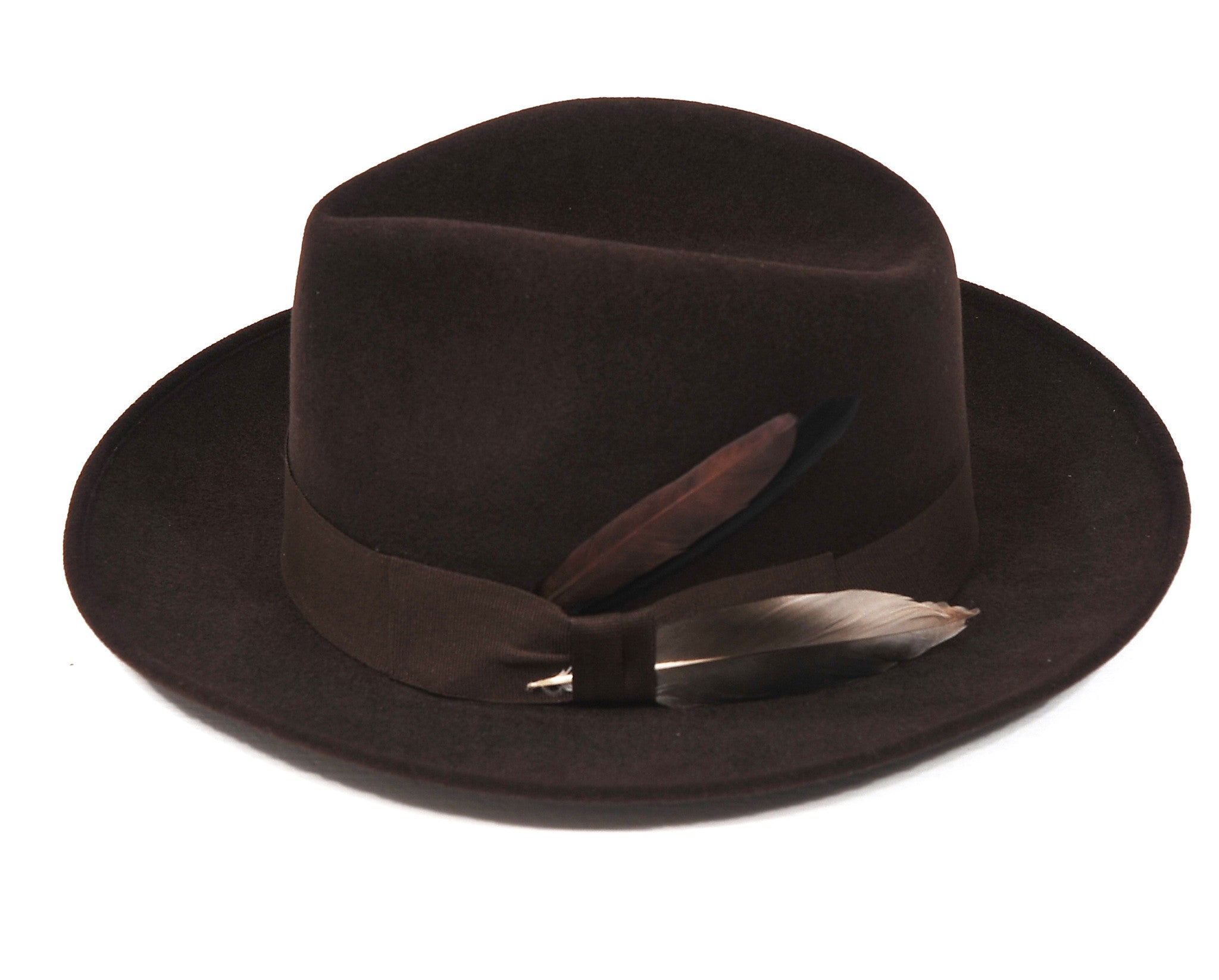 PLUME CLASSIC CUSTOM FEDORA-Black, Grey, Brown - Rocket Fuel  display picture 3