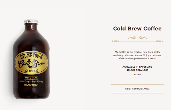 STUMPTOWN COLD BREW STUBBY 12 PACK (10.5oz/ bottle)