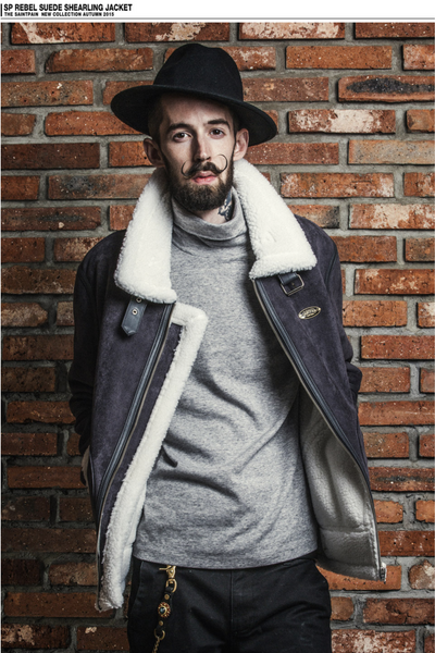SP Rebel  Suede Shearling Jacket