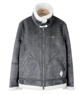 SP Rebel  Suede Shearling Jacket
