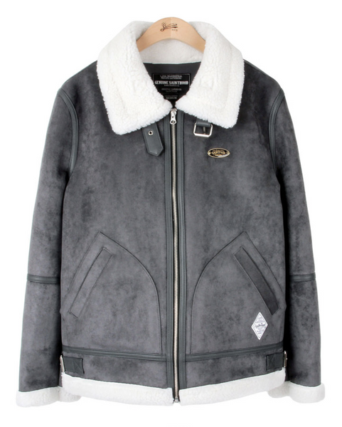 SP Rebel  Suede Shearling Jacket