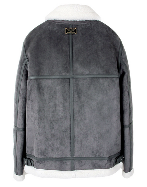 SP Rebel  Suede Shearling Jacket