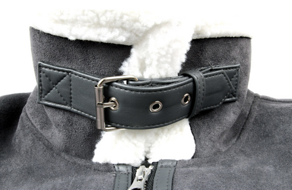 SP Rebel  Suede Shearling Jacket