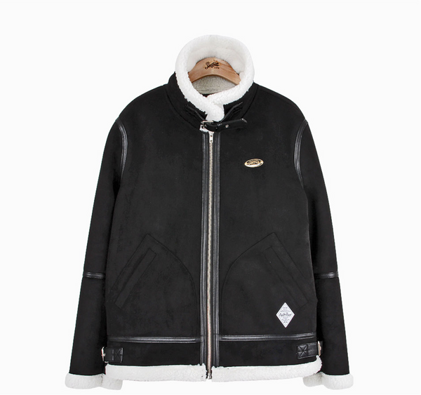 SP Rebel  Suede Shearling Jacket