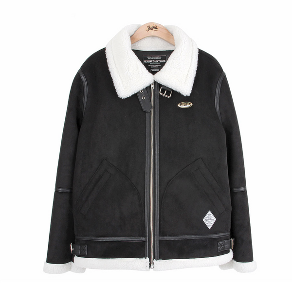 SP Rebel  Suede Shearling Jacket