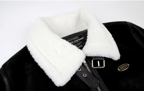 SP Rebel  Suede Shearling Jacket