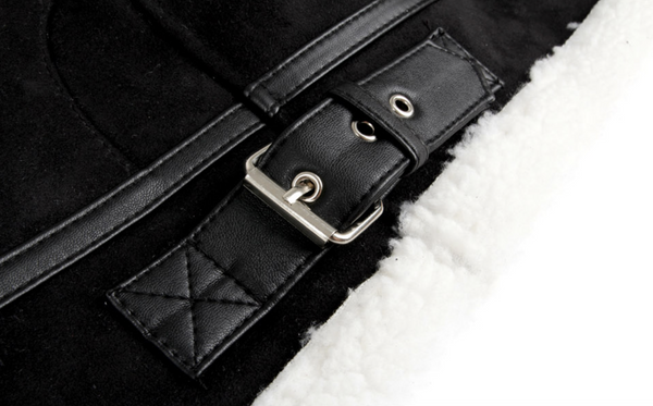 SP Rebel  Suede Shearling Jacket