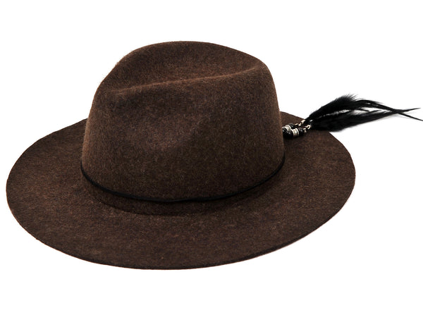 TWO WAY CUSTOM FEDORA-Black, Navy, Wine, Brown, Khaki, Beige
