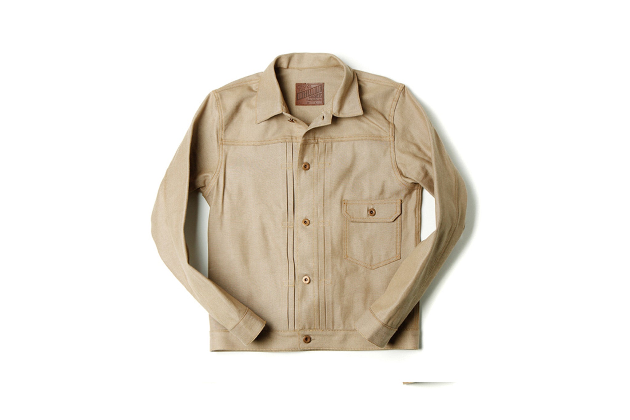 Revivify Denim LV Mix St. Beige Jacket, Denim - Monkee's of Draper