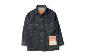 Outstanding SELVEDGE DENIM COVERALL JACKET