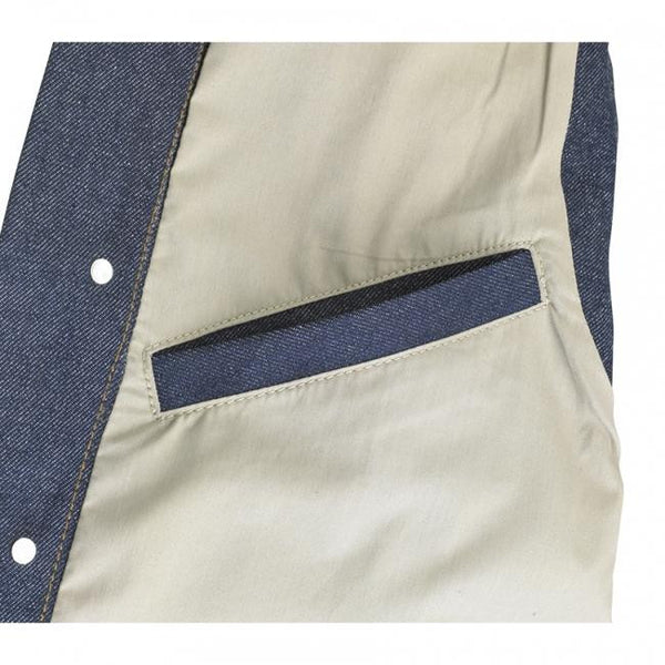 PRIME CUT COLLARED VEST - Black, Indigo