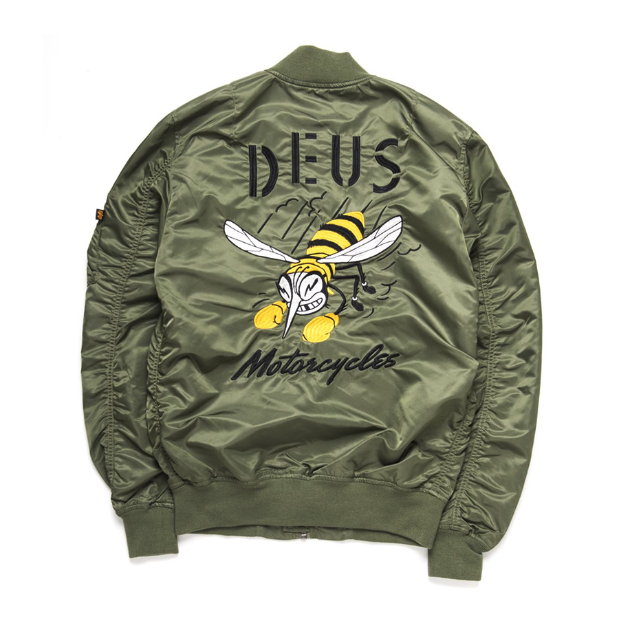 Deus Ex Machina × ALPHA INDUSTRIES M MA-1 FLIGHT JACKET - Rocket Fuel Supplies