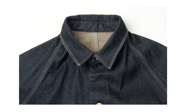 Outstanding SELVEDGE DENIM COVERALL JACKET