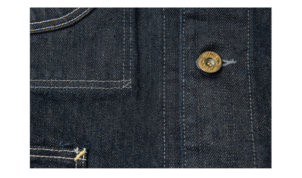 Outstanding SELVEDGE DENIM COVERALL JACKET - Rocket Fuel