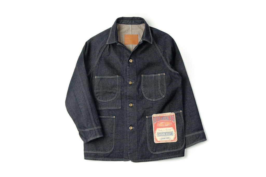 Outstanding SELVEDGE DENIM COVERALL JACKET - Rocket Fuel Supplies