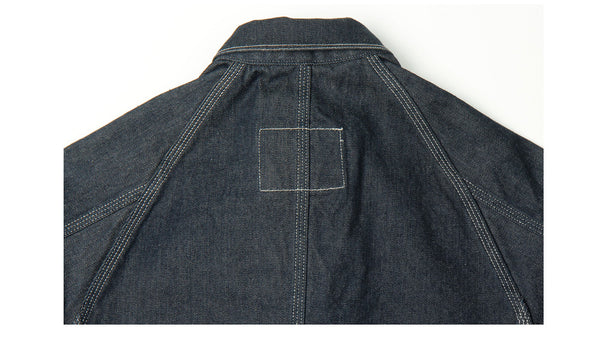 Outstanding SELVEDGE DENIM COVERALL JACKET
