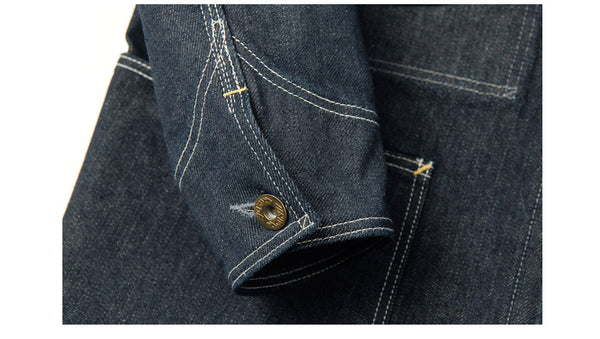 Outstanding SELVEDGE DENIM COVERALL JACKET
