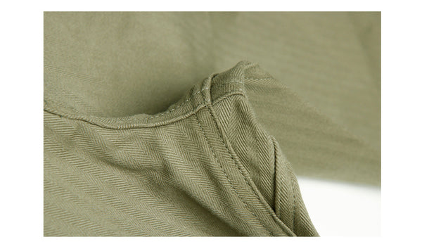 U.S. ARMY SUSPENDER PANTS-Khaki, Beige