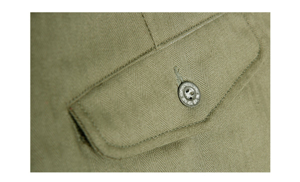 U.S. ARMY SUSPENDER PANTS-Khaki, Beige