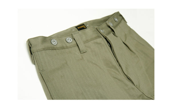 U.S. ARMY SUSPENDER PANTS-Khaki, Beige